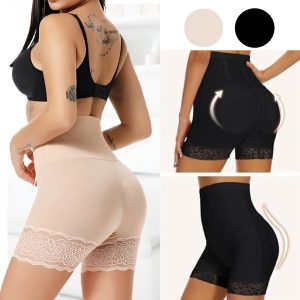 Duboke gaćice za oblikovanje tela - Set od 2 (Crne + Bež) | LACYFIT