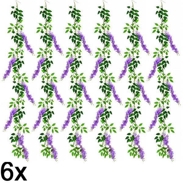 6x Visokokvalitetni svileni cvetovi| WISBLOOM