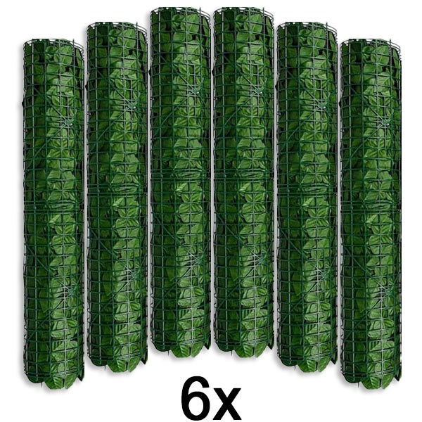 6x Panel za privatnost sa veštačkim lišćem | LEAFPANEL