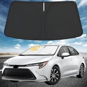 4-slojni sklopivi suncobran za automobil (145x80cm) | SUNDEO