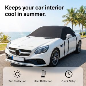 Dvostrana zaštita od sunca za vetrobransko staklo | CARCOVER